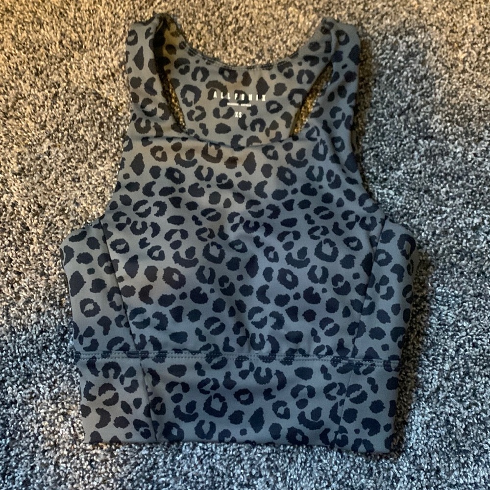 All Fenix cheetah print black and gray, athletic tank top size Xs
